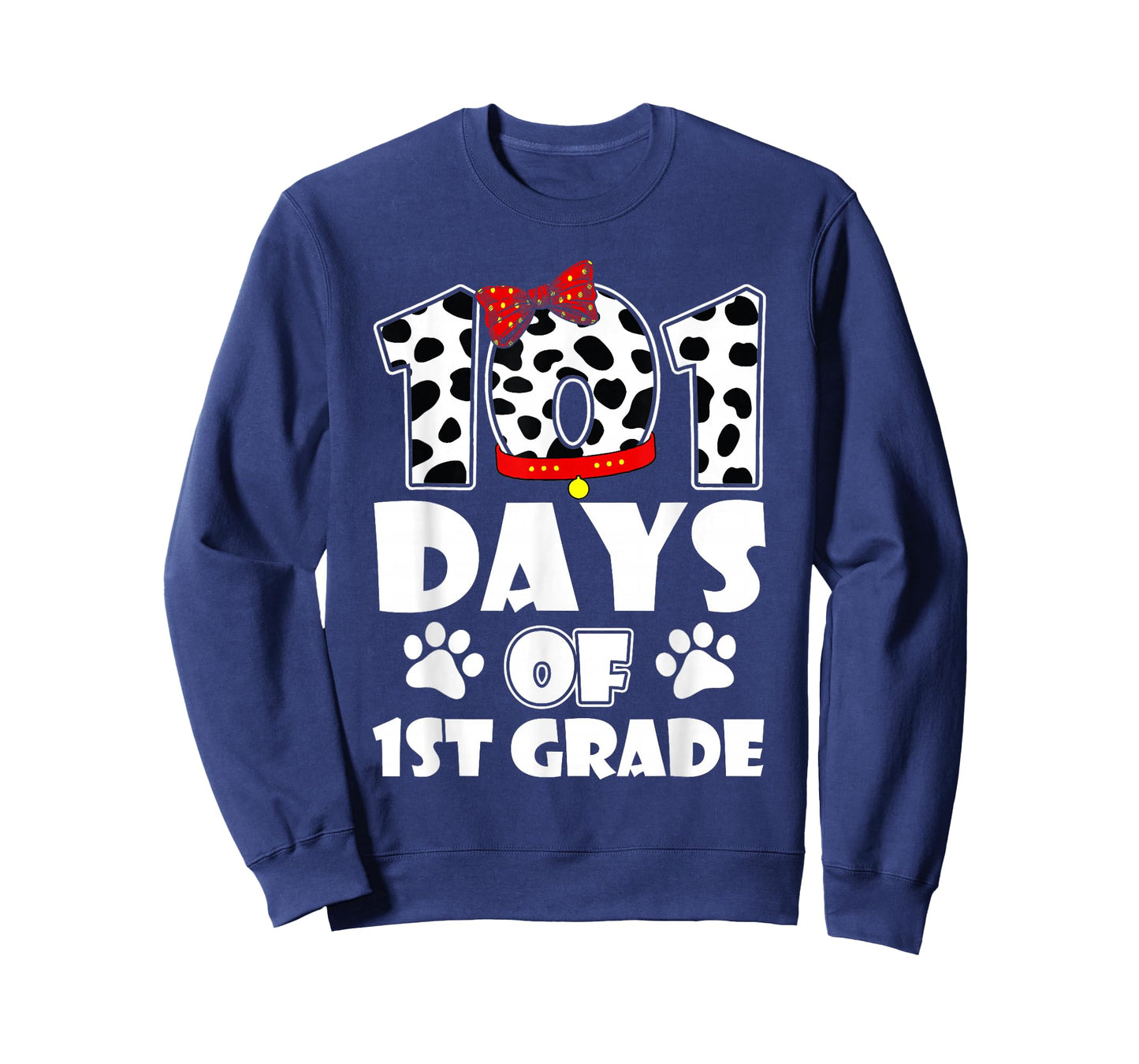 101 Days 1st Grade 100th Day Dog 100 Days School Students T-Shirt
