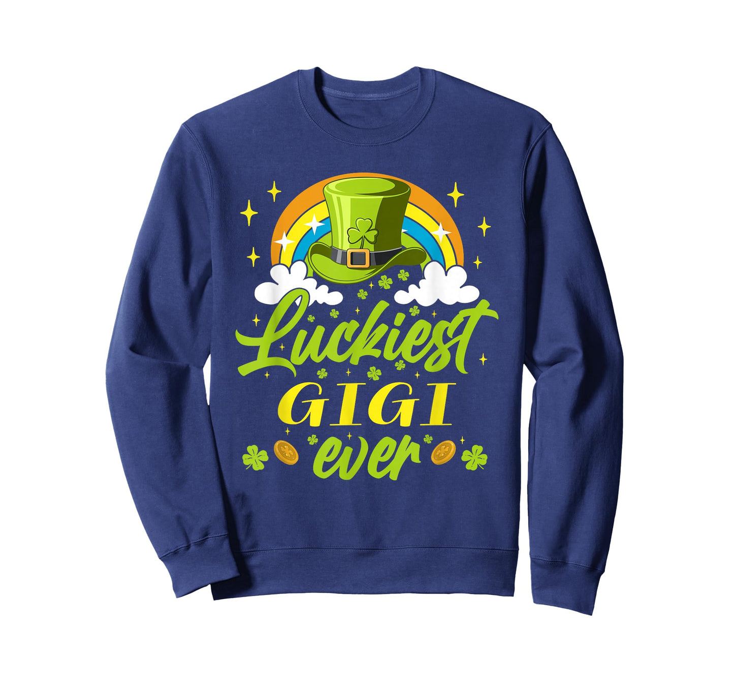Luckiest Gigi Ever Shamrocks Lucky St Patrick's Day T-Shirt