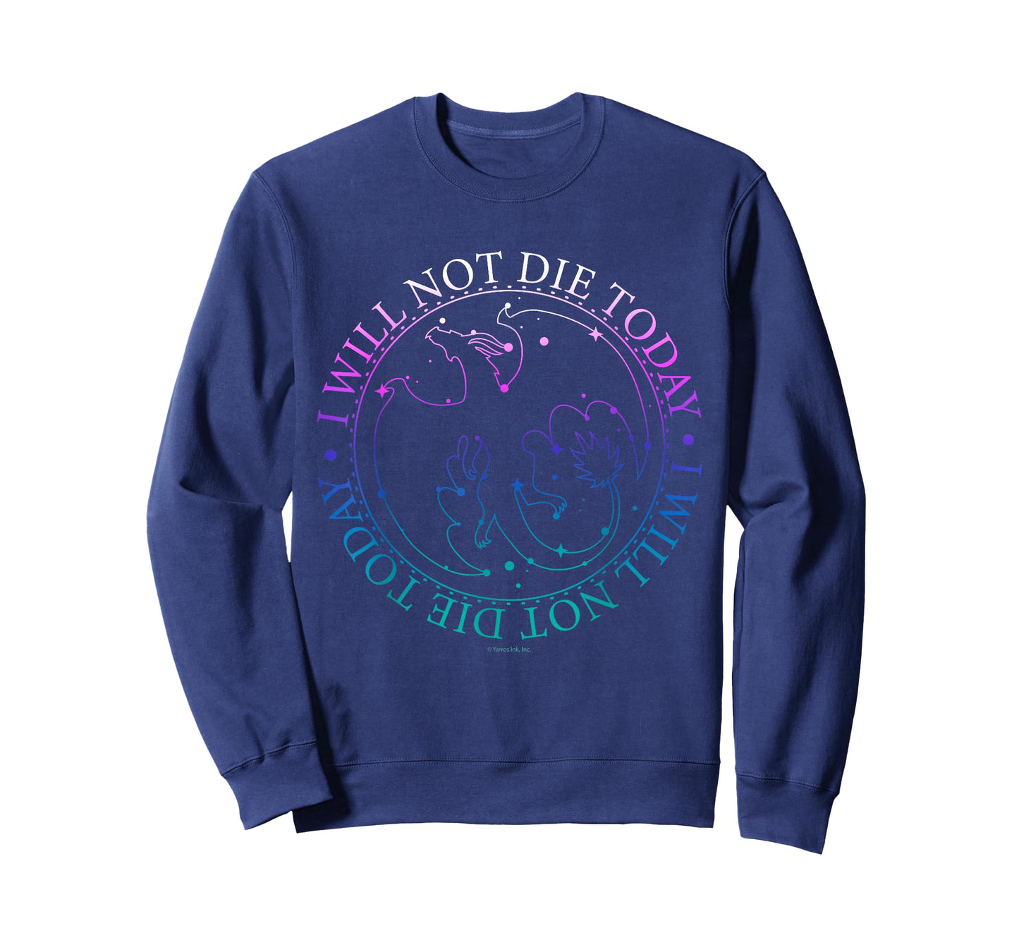 Fourth Wing I Will Not Die Today Star Gradient T-Shirt