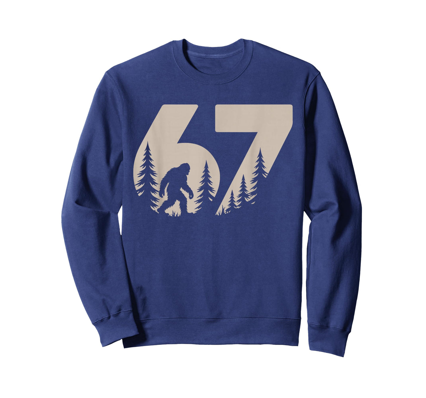 67 Funny Six Seven Meme Bigfoot Gen Alpha Slang Teacher T-Shirt