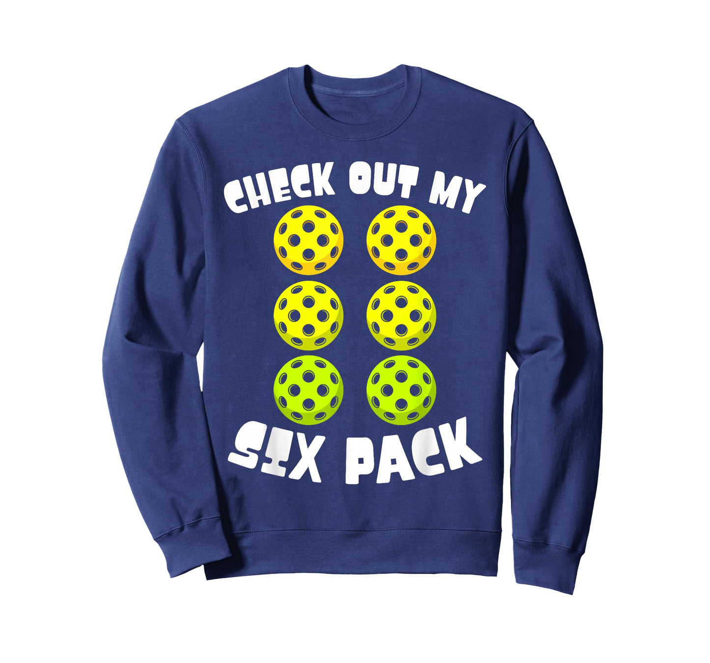 Check Out My 6 Pack Pickleball Lover Player Funny T-Shirt