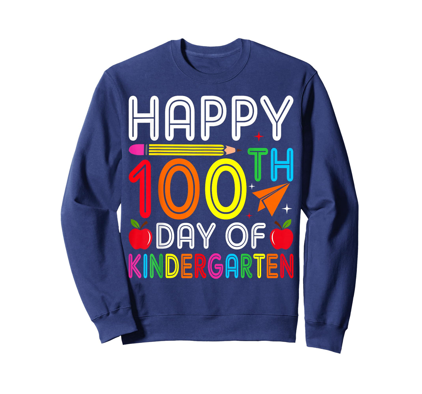 Happy 100th Day of Kindergarten Teacher or Student T-Shirt