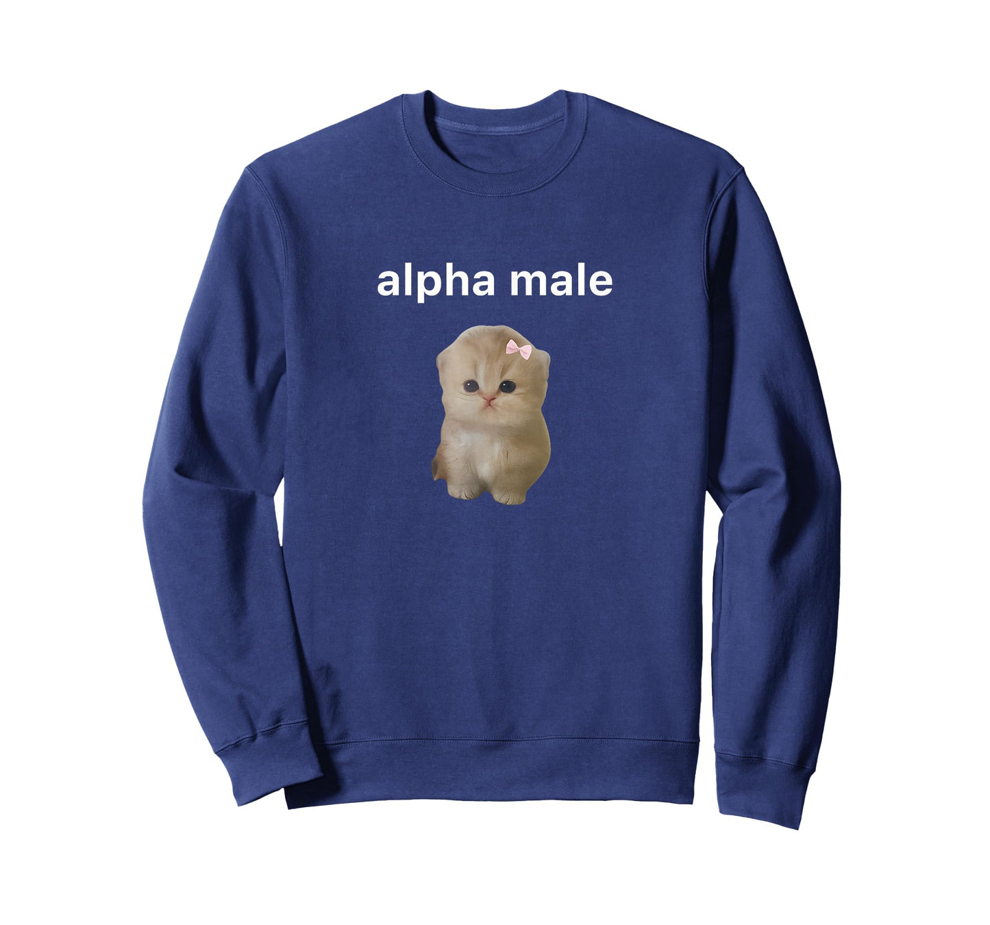 Alpha Male Kitten Ironic Cat Funny T-Shirt