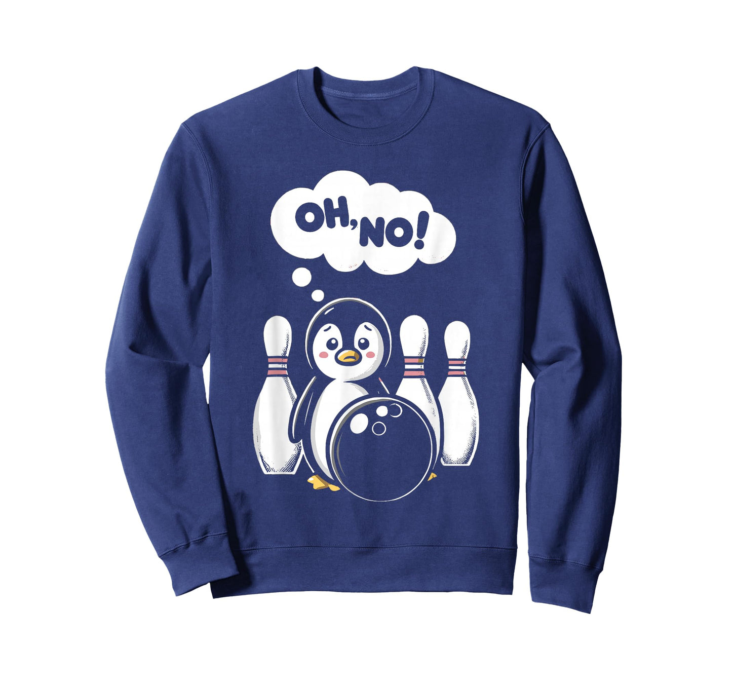 Funny Penguin Bowling Pin Bowler Bowling Player Coach T-Shirt
