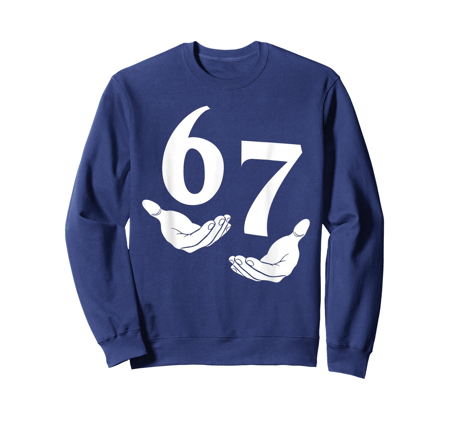 67 Six Seven 6 7 Kids 67 Youth Boys 6-7 Meme Funny Hands 67 T-Shirt