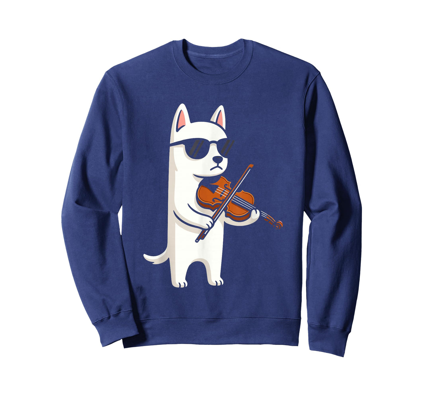 Funny Violinist - Dog Wearing Sunglasses Playing Violin T-Shirt