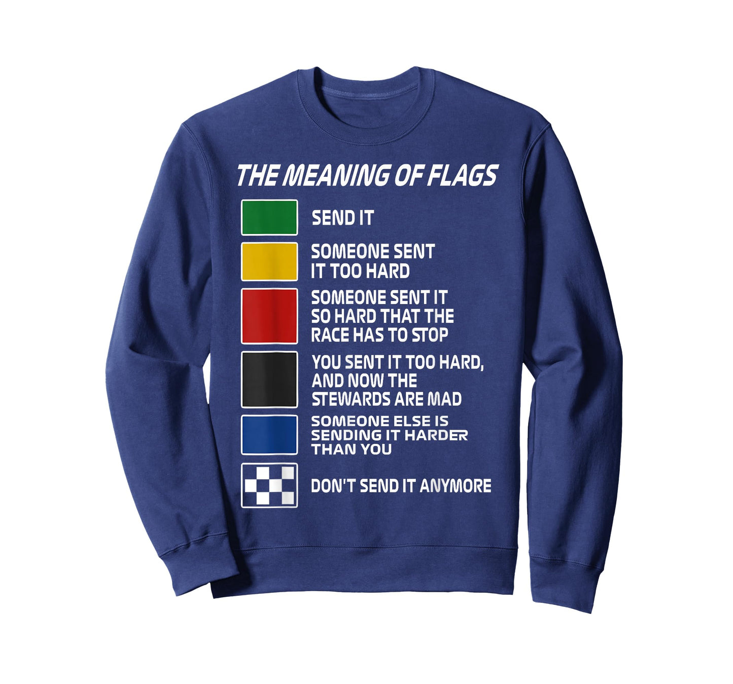 Vintage The Meaning of Racing Flags Motorsport Racing Day T-Shirt