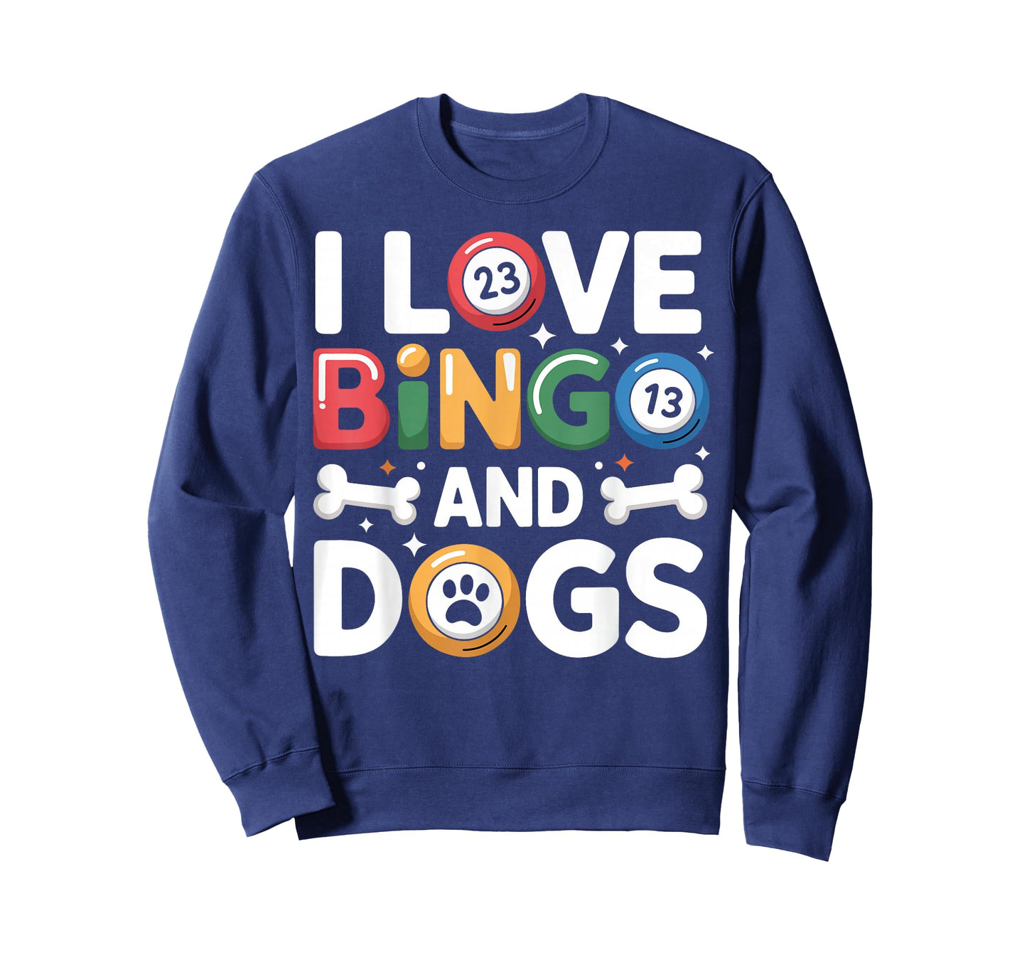 Bingo Player Dog I Love Bingo and Dogs T-Shirt