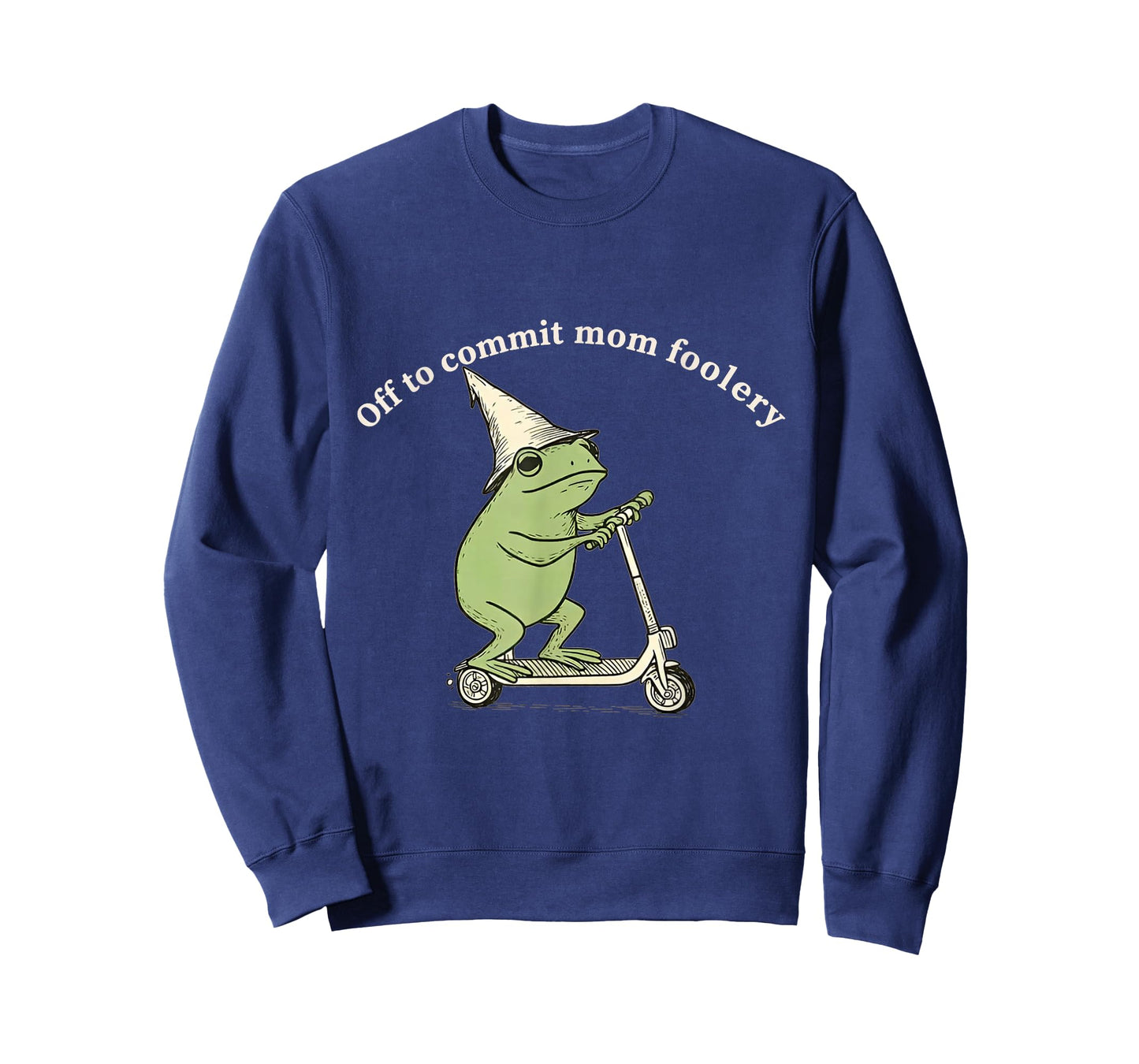 Off to Commit Mom Foolery Funny Frog Meme T-Shirt