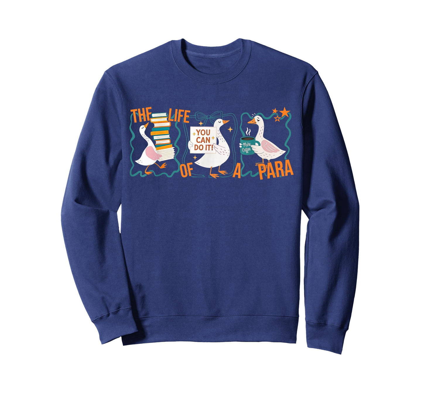 The Life of A para Professional Teachers Aide Silly Goose T-Shirt