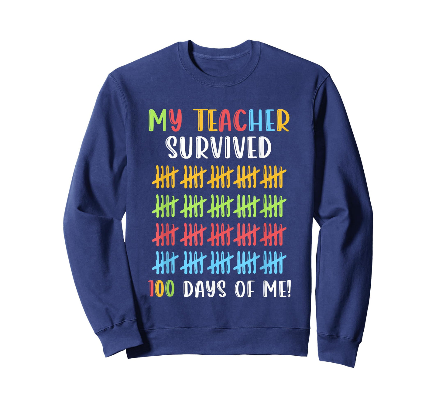 My Teacher Survived 100 Days of Me Boy Girl 100th Day School T-Shirt