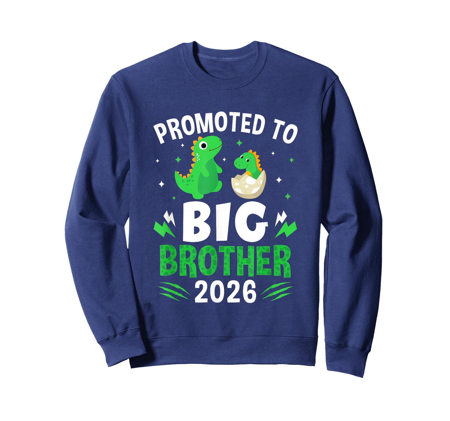 Promoted to Big Brother 2026 Dinosaur T-Rex Boys Kids T-Shirt