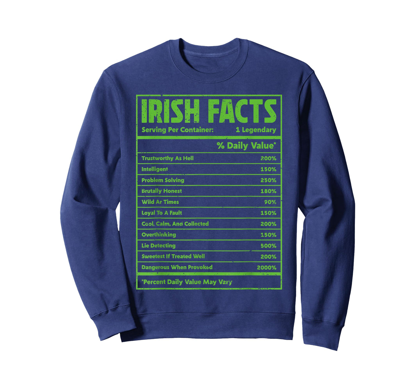 Funny Irish Facts Ireland Pride St. Patrick's Day Boys Girls T-Shirt