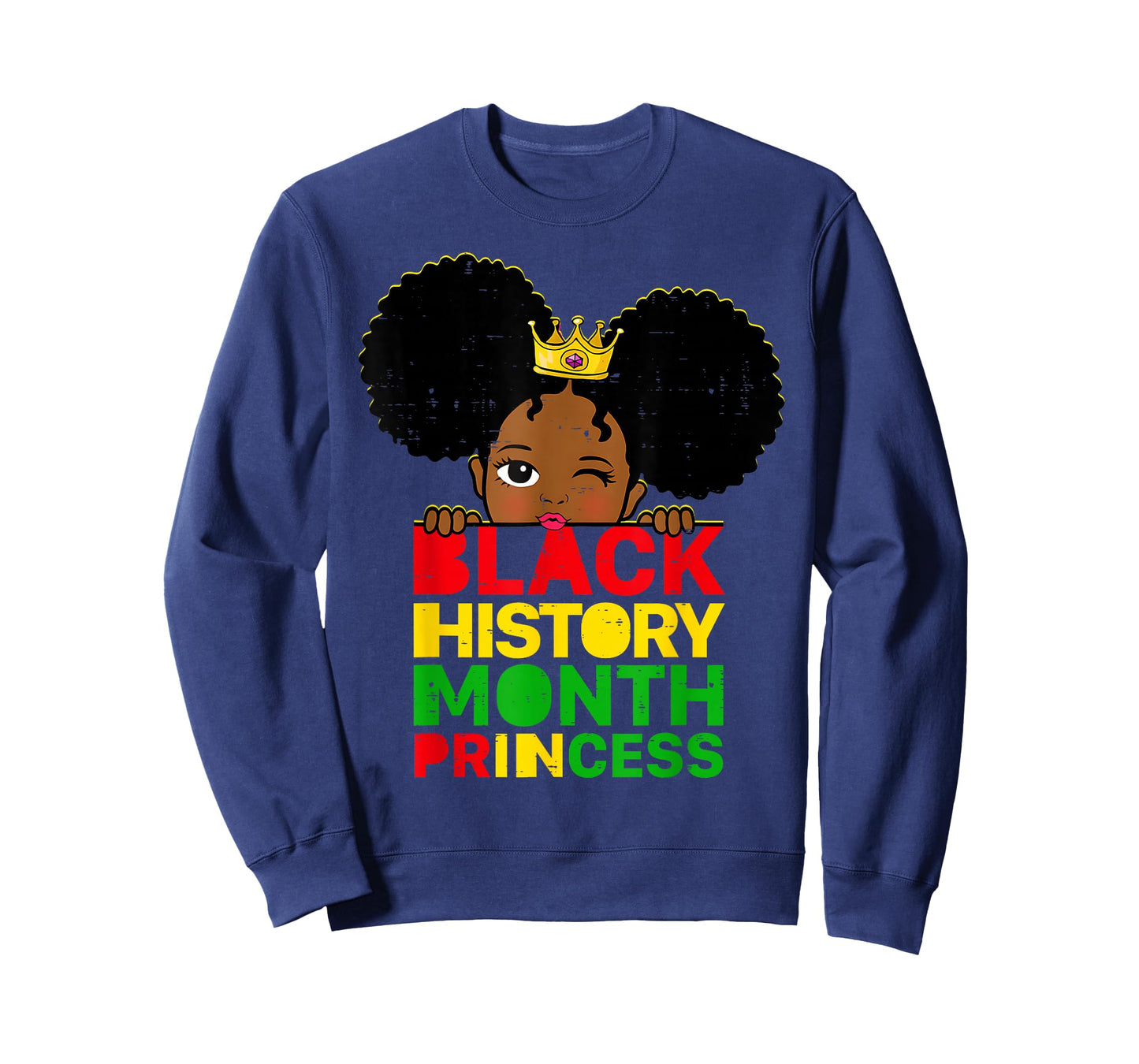 Black History Month Princess African Melanin Girls Toddler T-Shirt