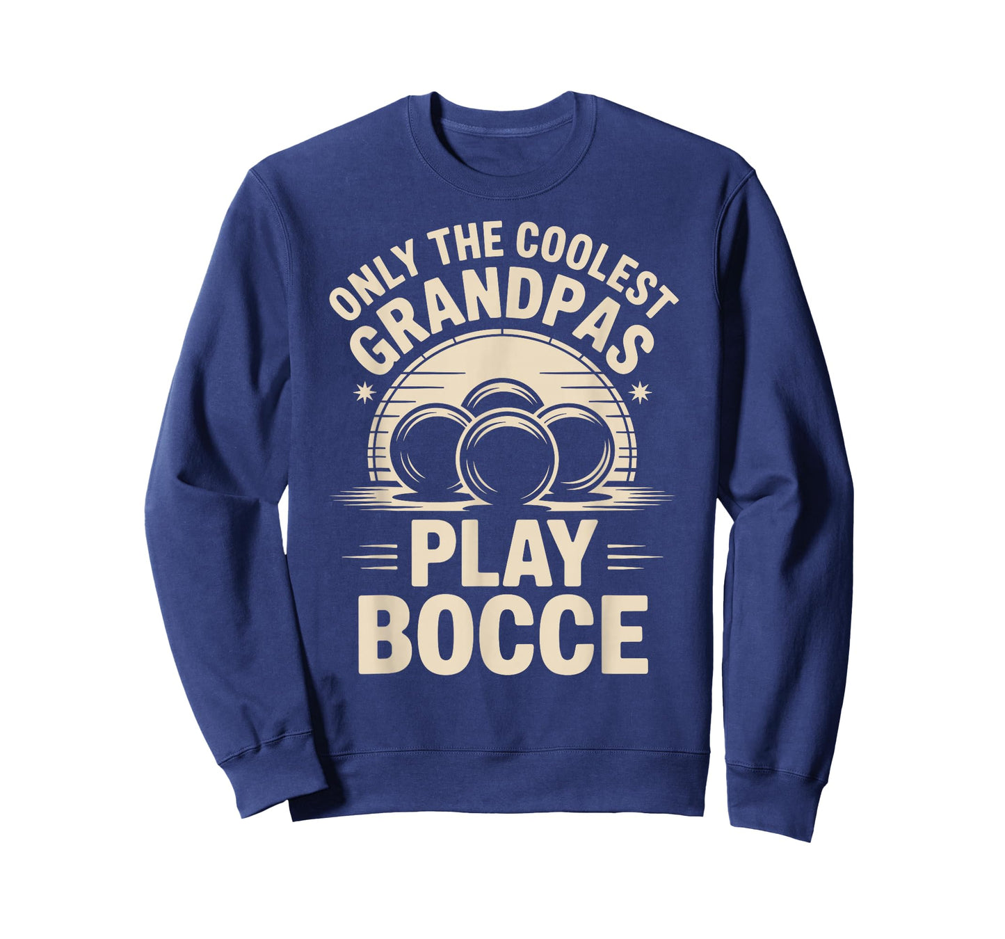 Only The Coolest Grandpas Play Bocce Ball T-Shirt