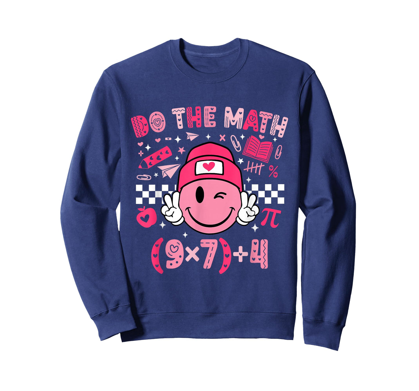 Do The Math Six Seven 76 Meme Valentine's Day Math Teacher T-Shirt