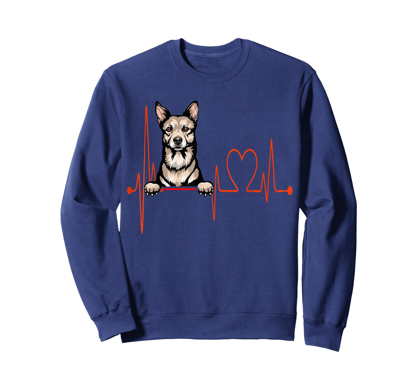 Carolina Dog Heartbeat EKG My Dogs are My Cardio T-Shirt
