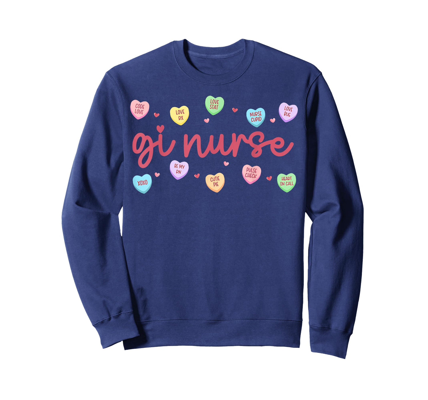 GI Nurse Valentines Day Conversation Heart Gastrointestinal T-Shirt
