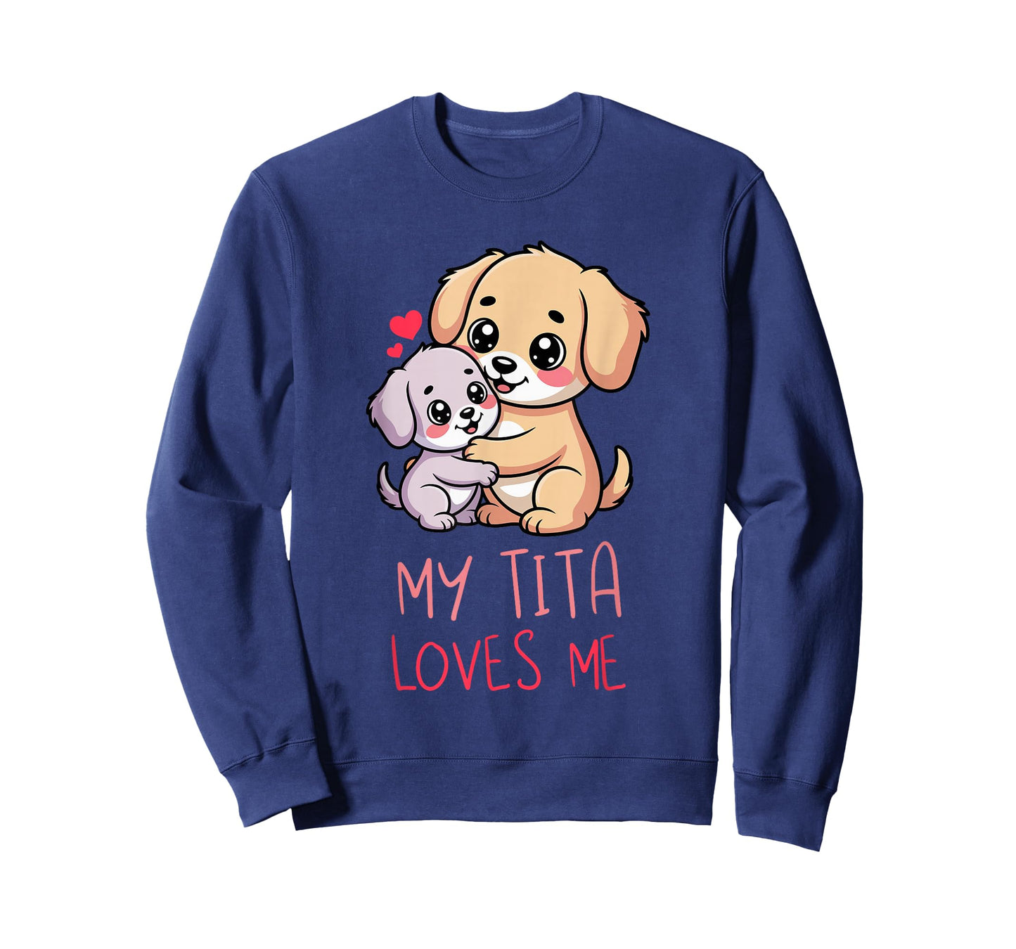 Cute Baby & Grandma My Tita Loves Me Dog T-Shirt