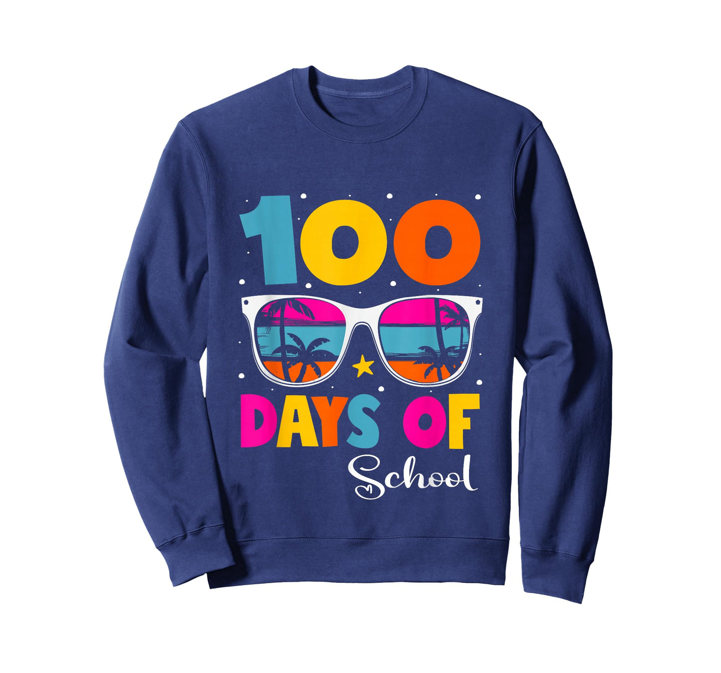 100 Days of School Teacher Kids Funny 100th Day of School T-Shirt