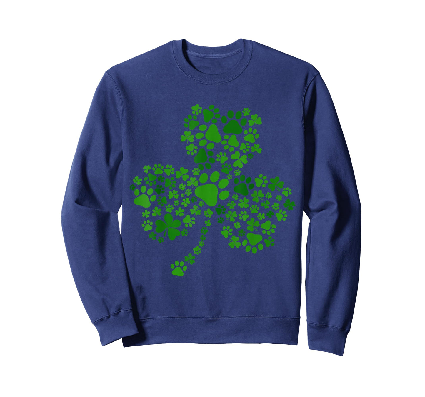 Dog Paw Shamrock St Patricks Day Dog Lover Irish Pet Lover T-Shirt
