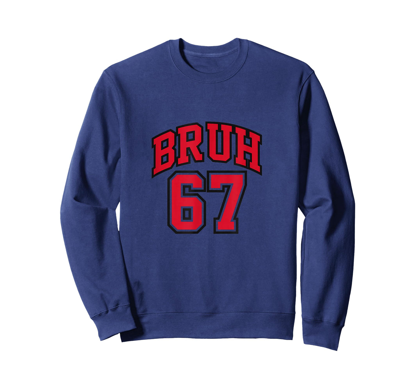 Bruh Basketball Style Number 67 Sport Bro Slang Meme Brother T-Shirt