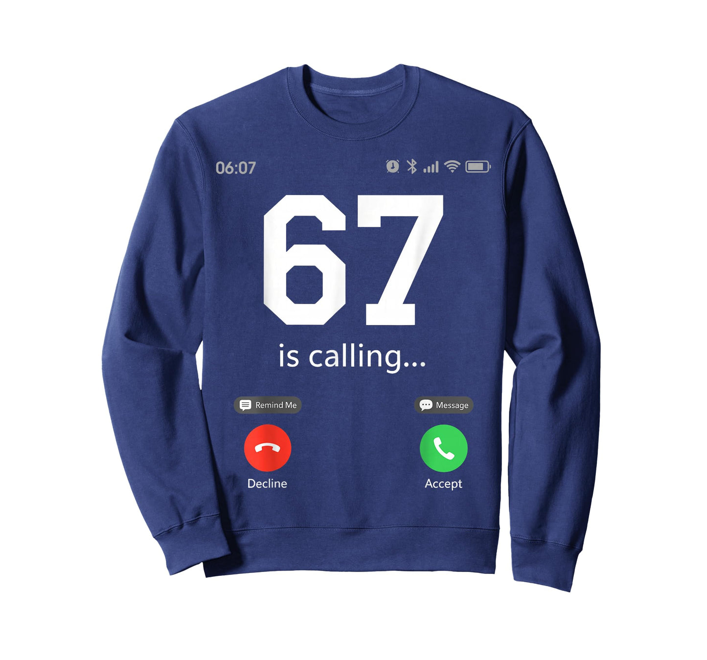 67 is Calling 6-7 Meme Kids Six Seven Youth Funny 6 7 T-Shirt