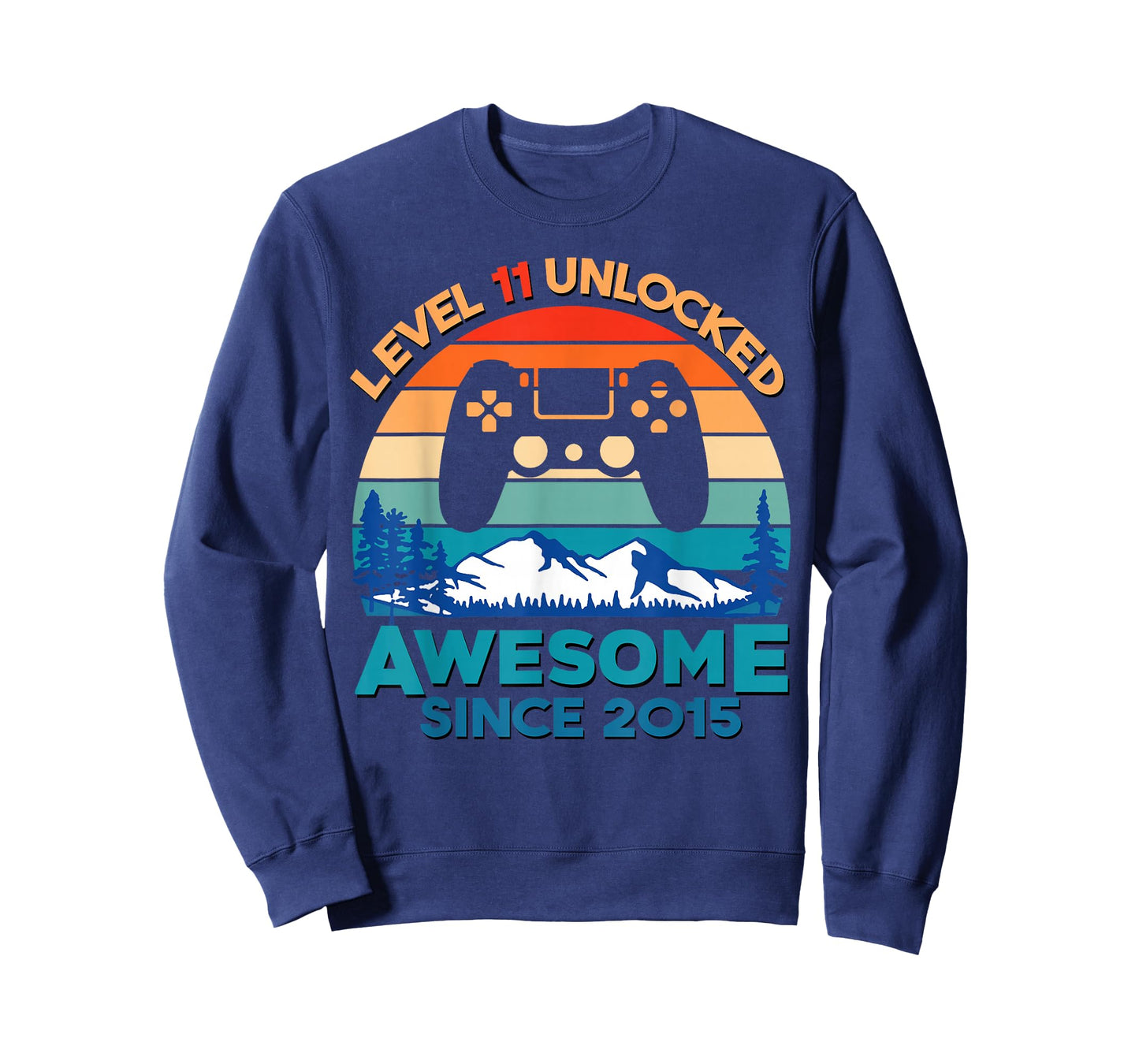 Level 11 Unlocked 11th Birthday Boy Game Turning 11 Year Old T-Shirt