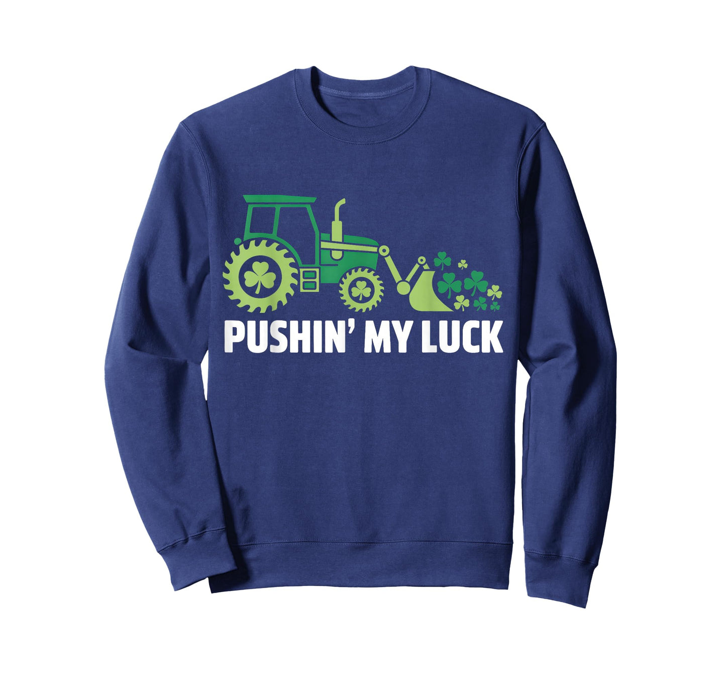 Pushing My Luck Tractor Truck St Patricks Day Toddler Boys T-Shirt