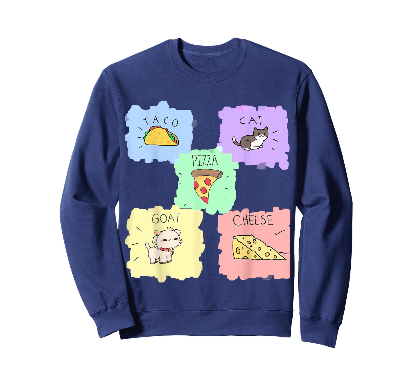 Taco Cat Goat Cheese Pizza Artwork 2 T-Shirt