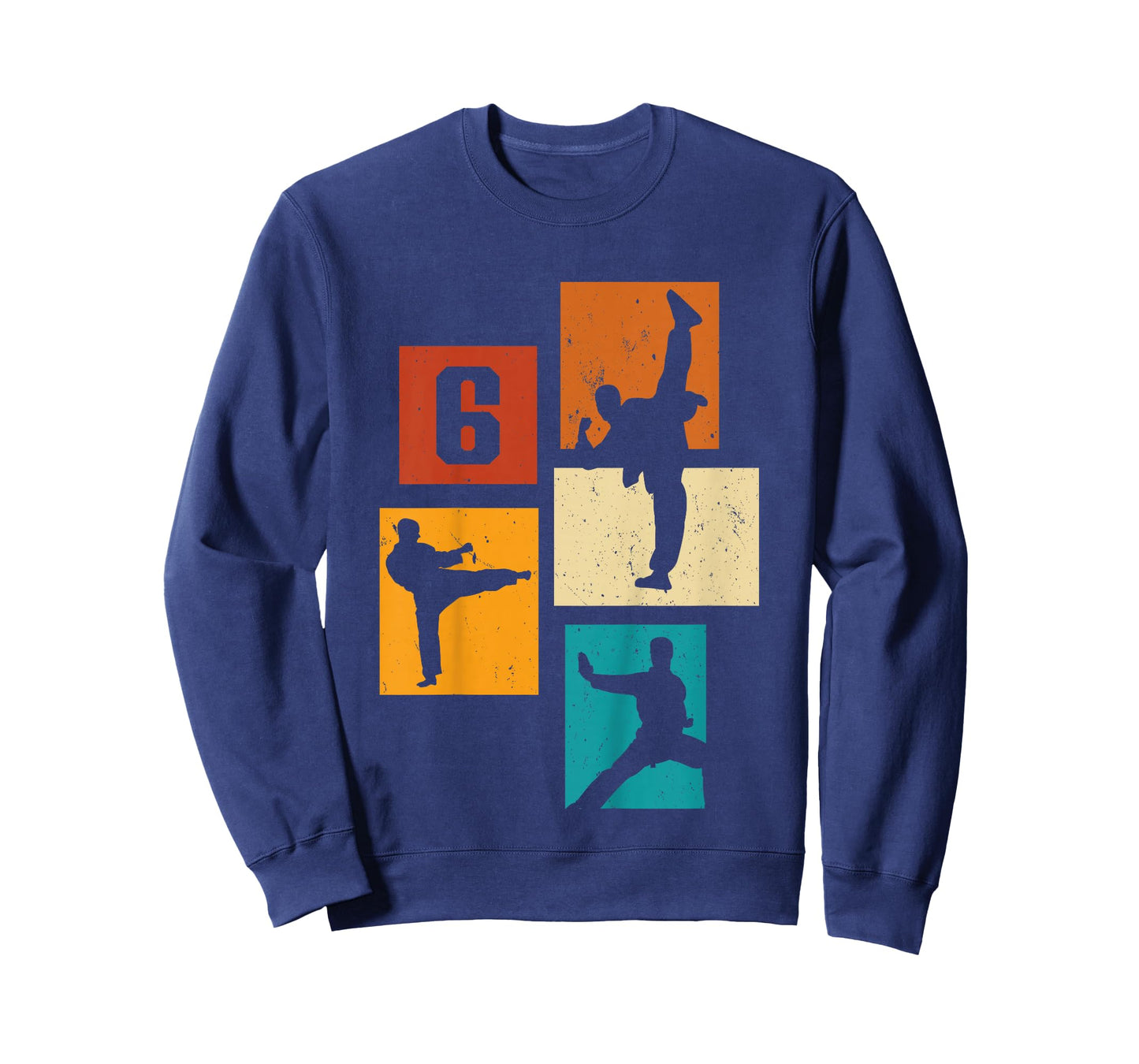 6th Birthday Karate Taekwondo 6 Years Old Boy Martial Arts T-Shirt