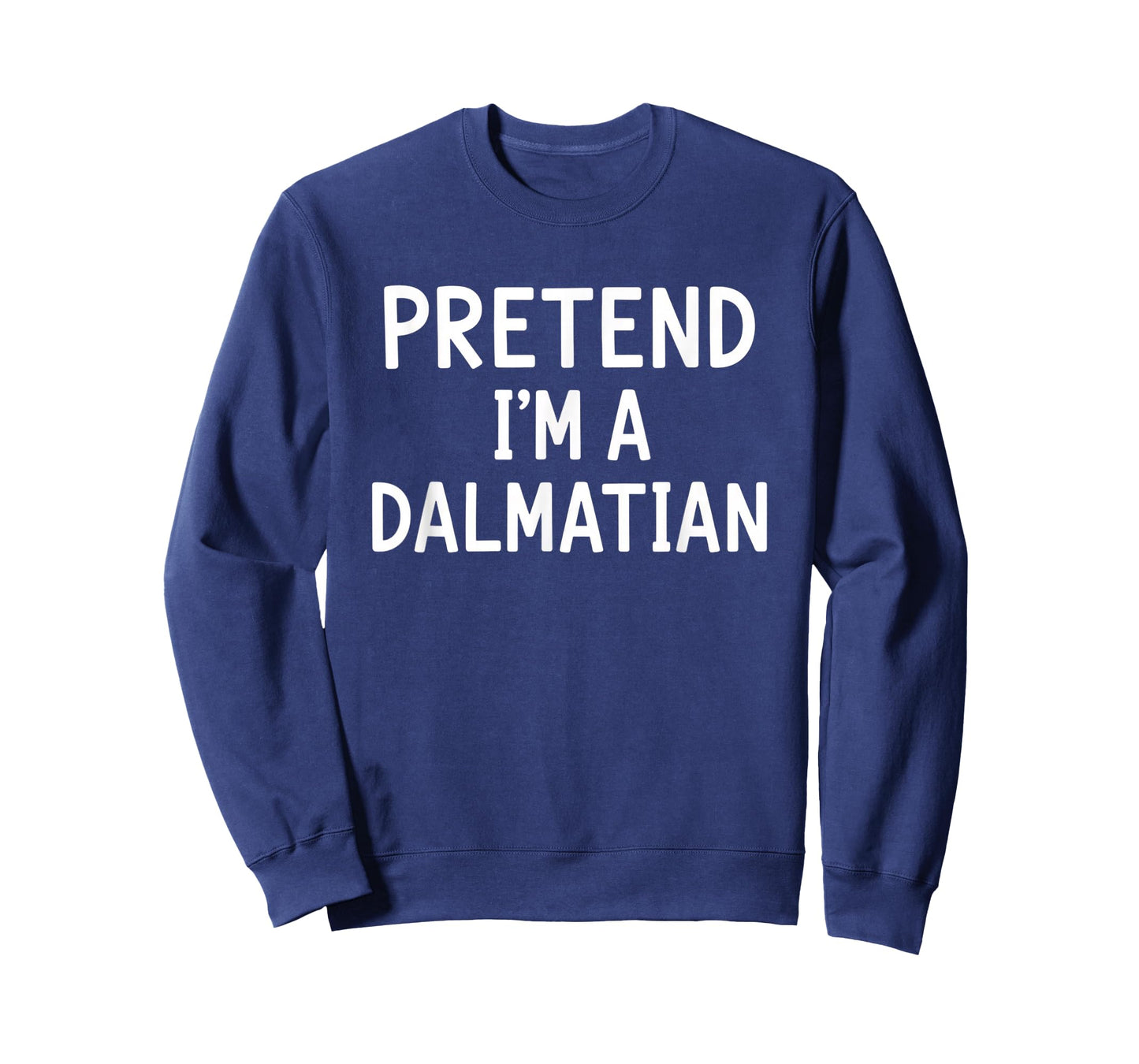 Dog Pretend I'm A Dalmatian Funny Lazy Halloween Costume T-Shirt