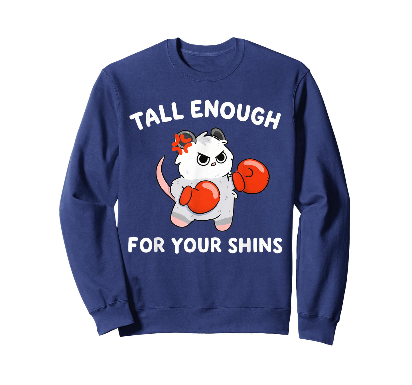 Tall Enough for Your Shins Funny Boxing Cat T-Shirt