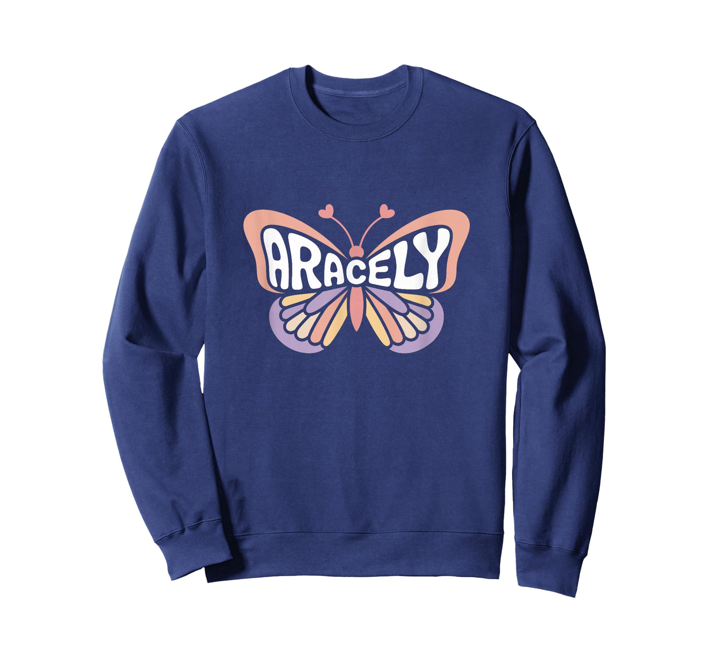Aracely Butterfly - Personalized Cute Name Word Art T-Shirt