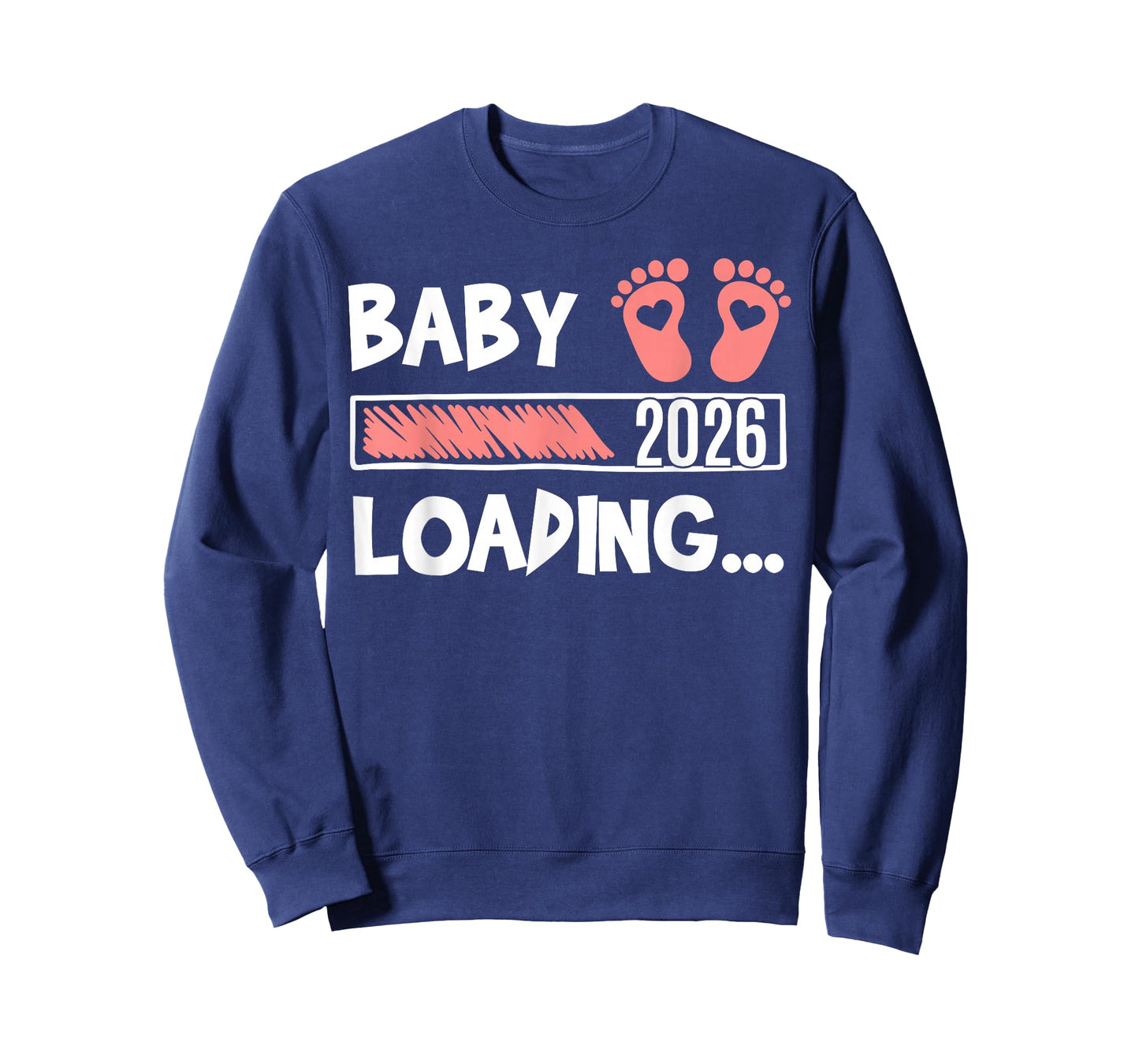 Baby Loading 2026 Design for Funny Pregnancy Announcement T-Shirt
