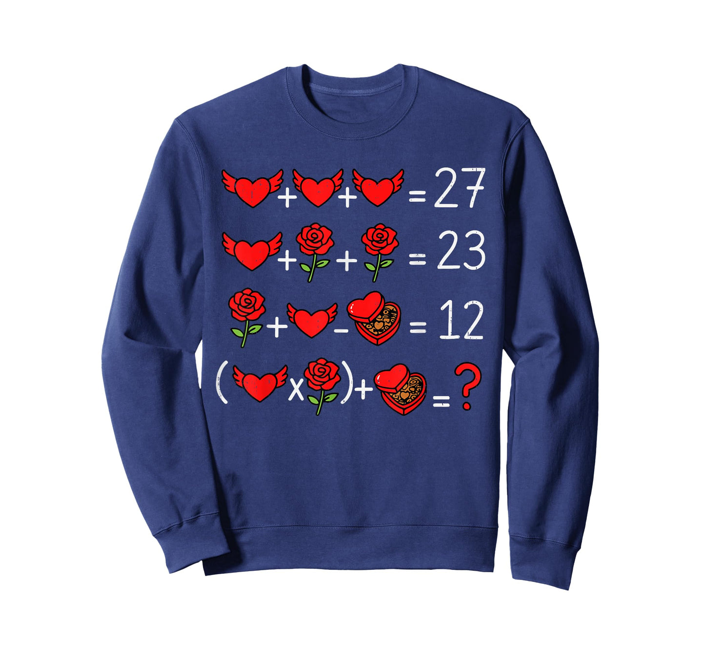 Math Mathematics Geek Funny Valentines Day Teacher Mens Boys T-Shirt