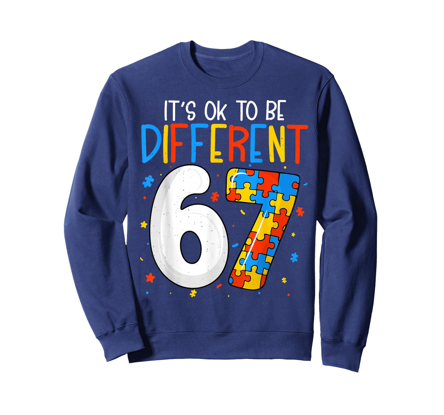 It's Ok to Be Different 67 for Teacher Kids Mom Women Autism T-Shirt