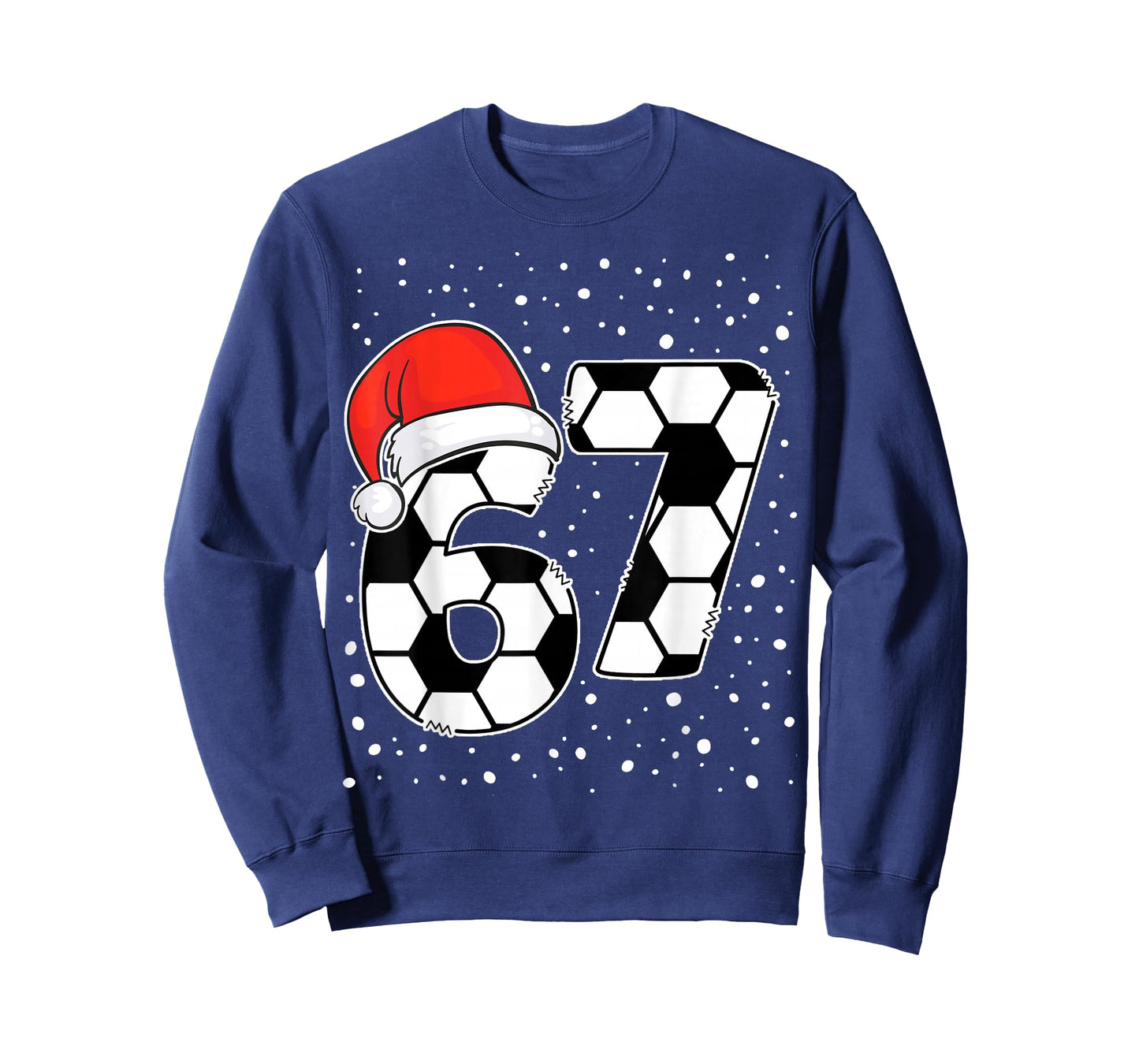 Christmas Football 67 Meme for Boys Girls Gen Alpha Trend T-Shirt