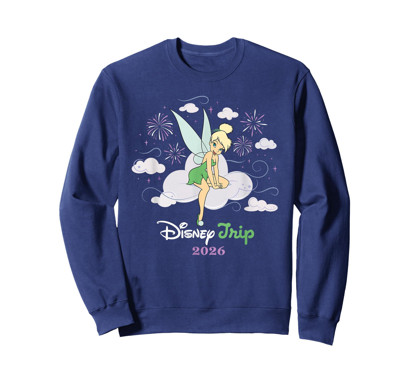 Disney Tinker Bell Peter Pan Disney Trip 2026 Vacation T-Shirt