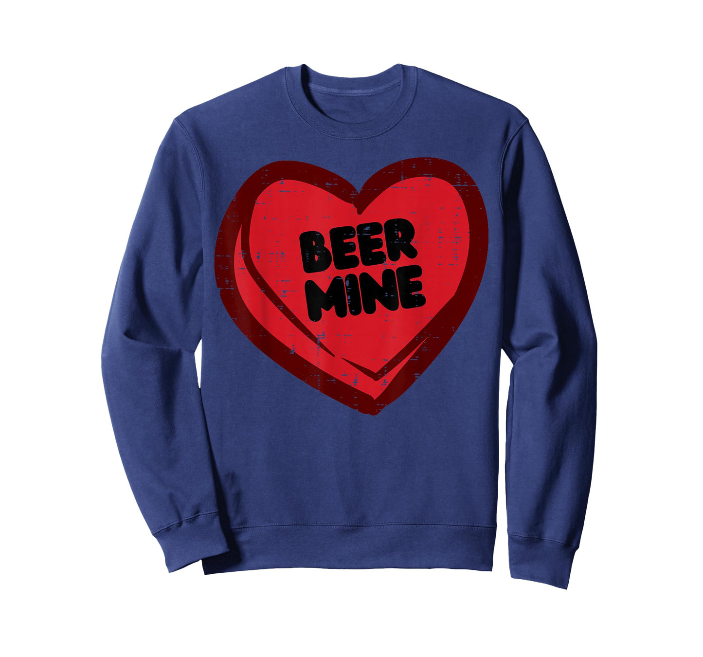 Anti Valentines Day Drink Be Mine Heart Funny Dad Men Women T-Shirt