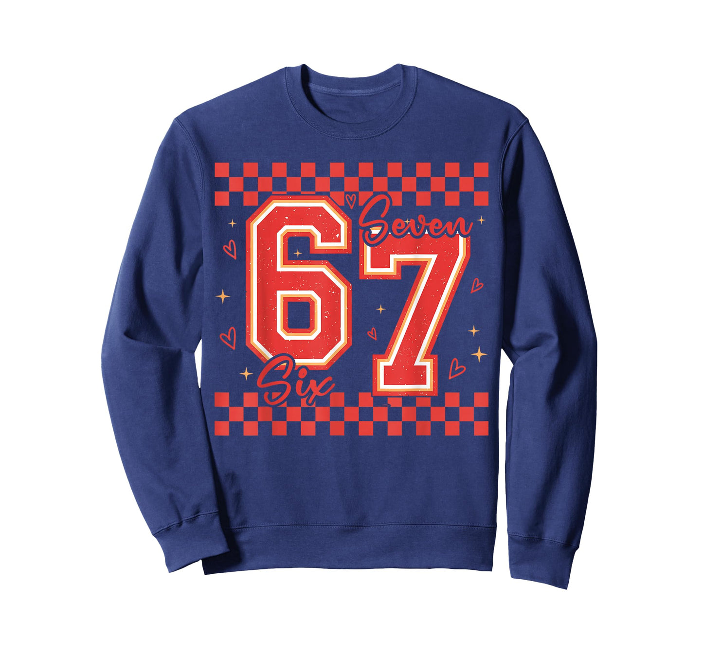 Six Seven 67 Meme Cool Valentine’s for Teens Boys Girls Kids T-Shirt