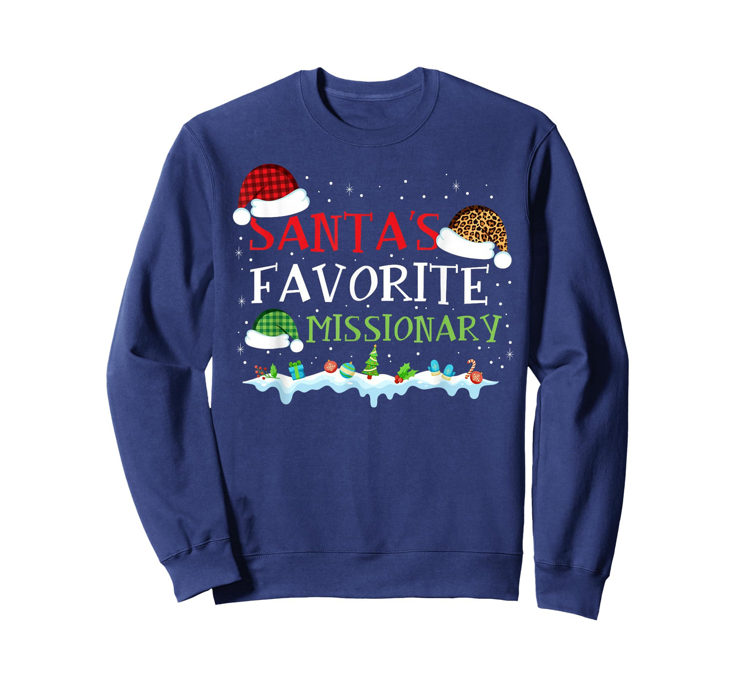 Santa's Favorite Missionary Fun Christmas T-Shirt