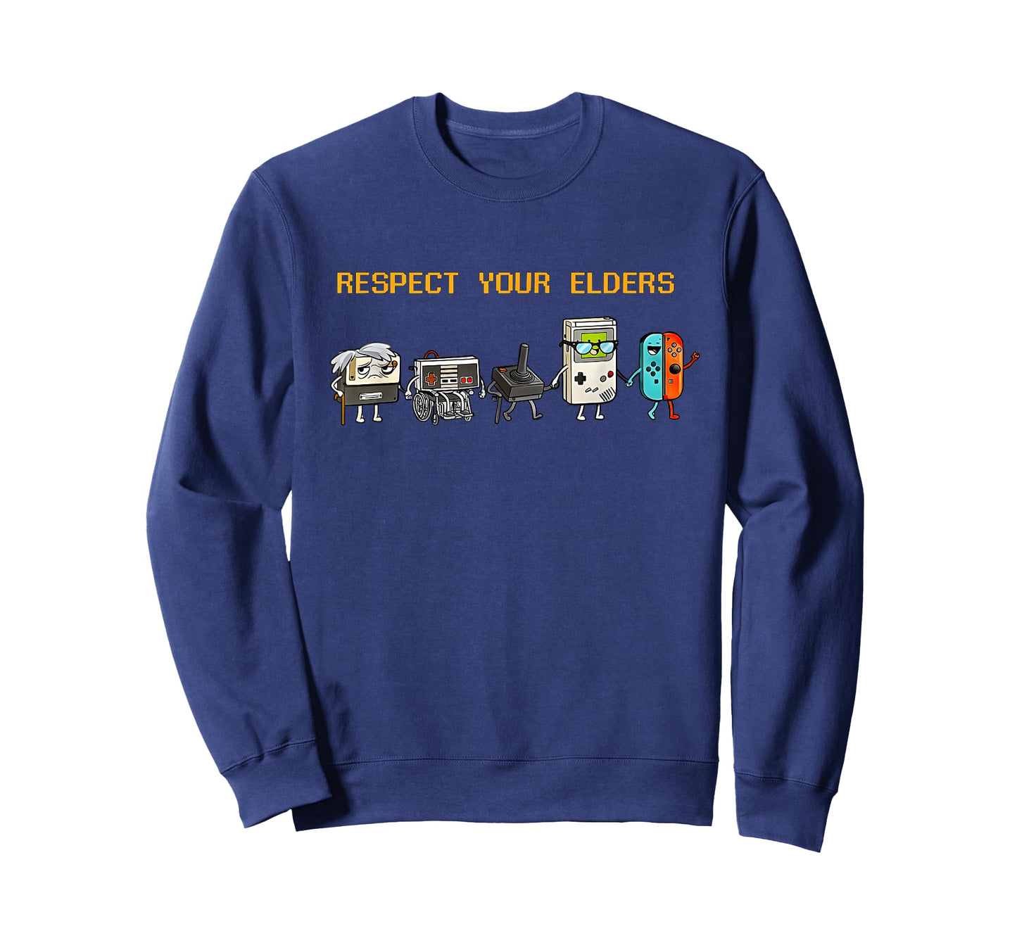 Respect Your Elders Retro Gaming Funny Gamer Controller 80s T-Shirt