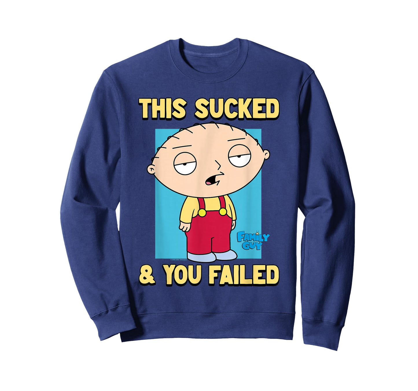 Family Guy Stewie This Sucked & You Failed Funny Cartoon T-Shirt