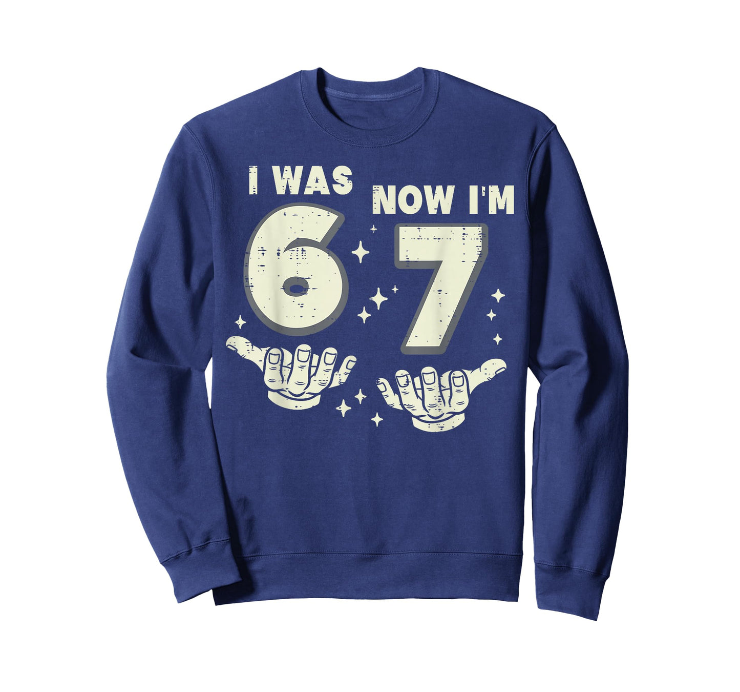 7th Birthday I was 6 Now Im 7 Six Seven 6 7 Meme Kids Boys T-Shirt