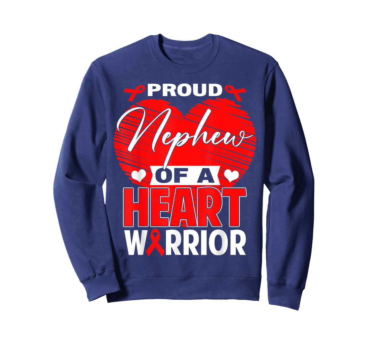 Proud Nephew of Heart Warrior Heart Disease Awareness T-Shirt