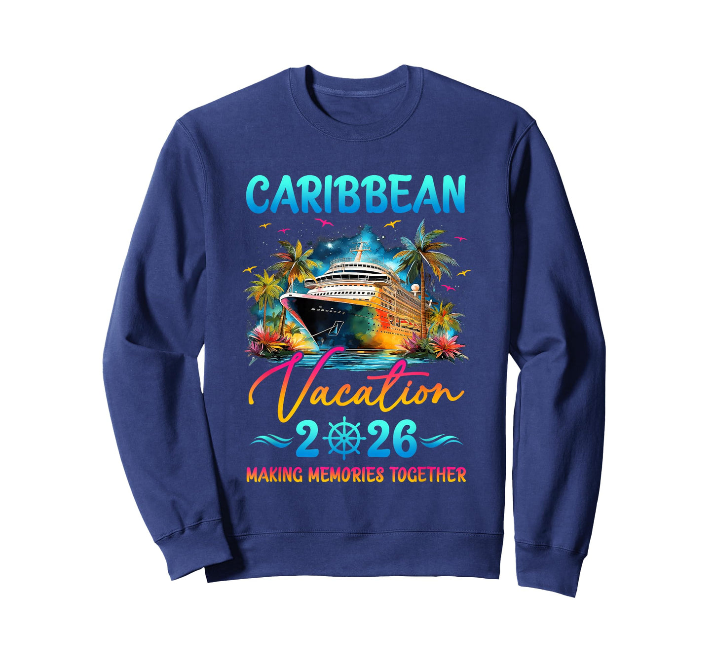 Caribbean Family Vacation 2026 Matching Group Summer T-Shirt