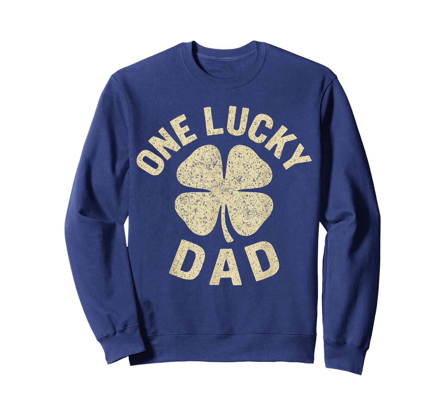 One Lucky Dad St Patricks Day Funny Vintage Papa Father Men T-Shirt