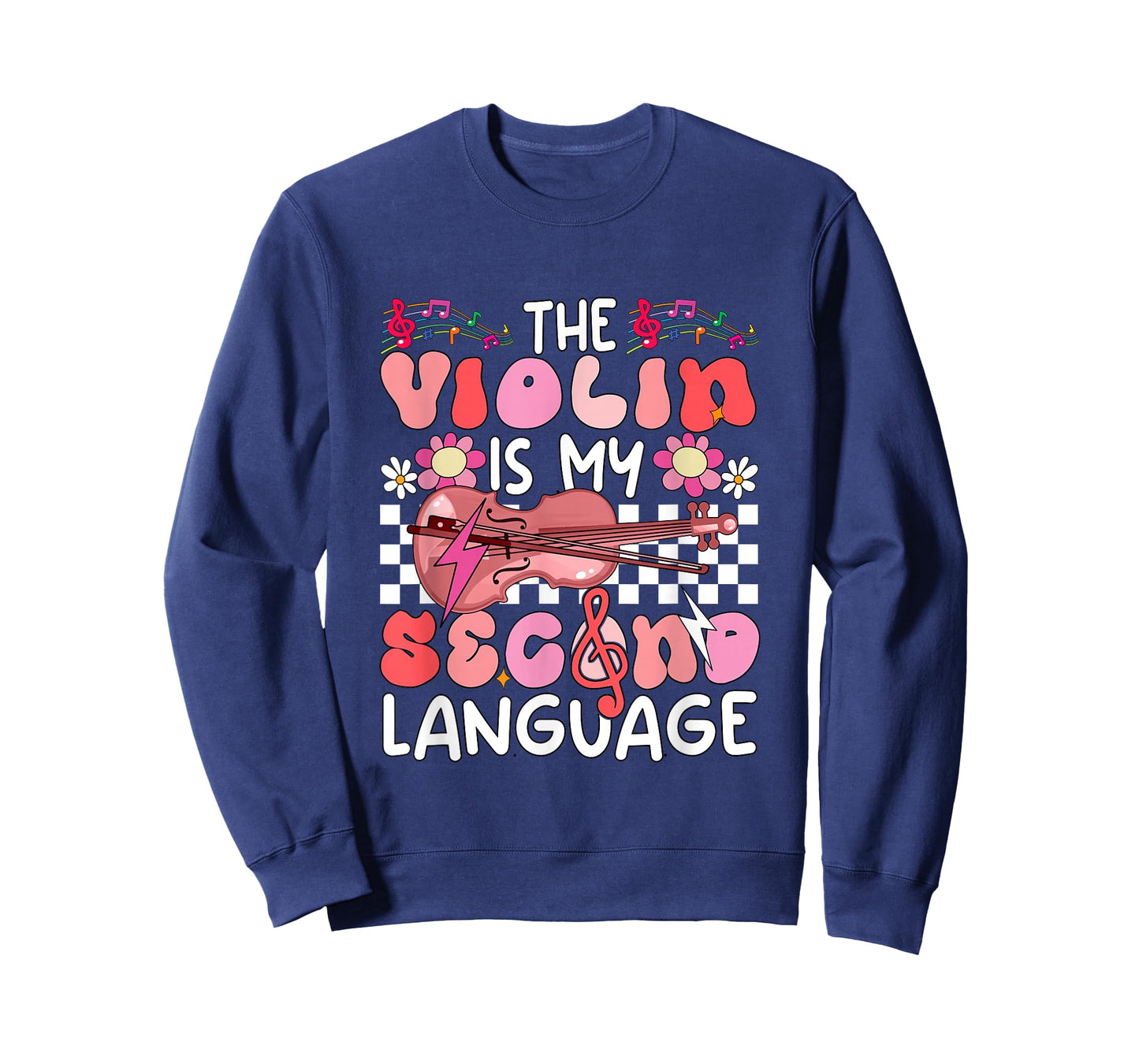 Violin is Second Language Proud Instrumentalist Valentine T-Shirt