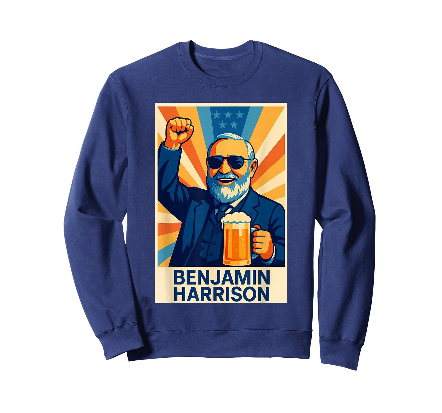 Benjamin Harrison Portrait T-Shirt
